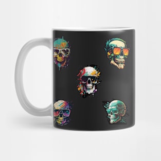 Sunny Skull Sticker Pack 1 Mug